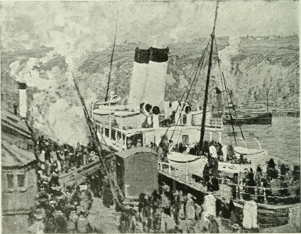 An illustration from International studio, 1897, leaf 401