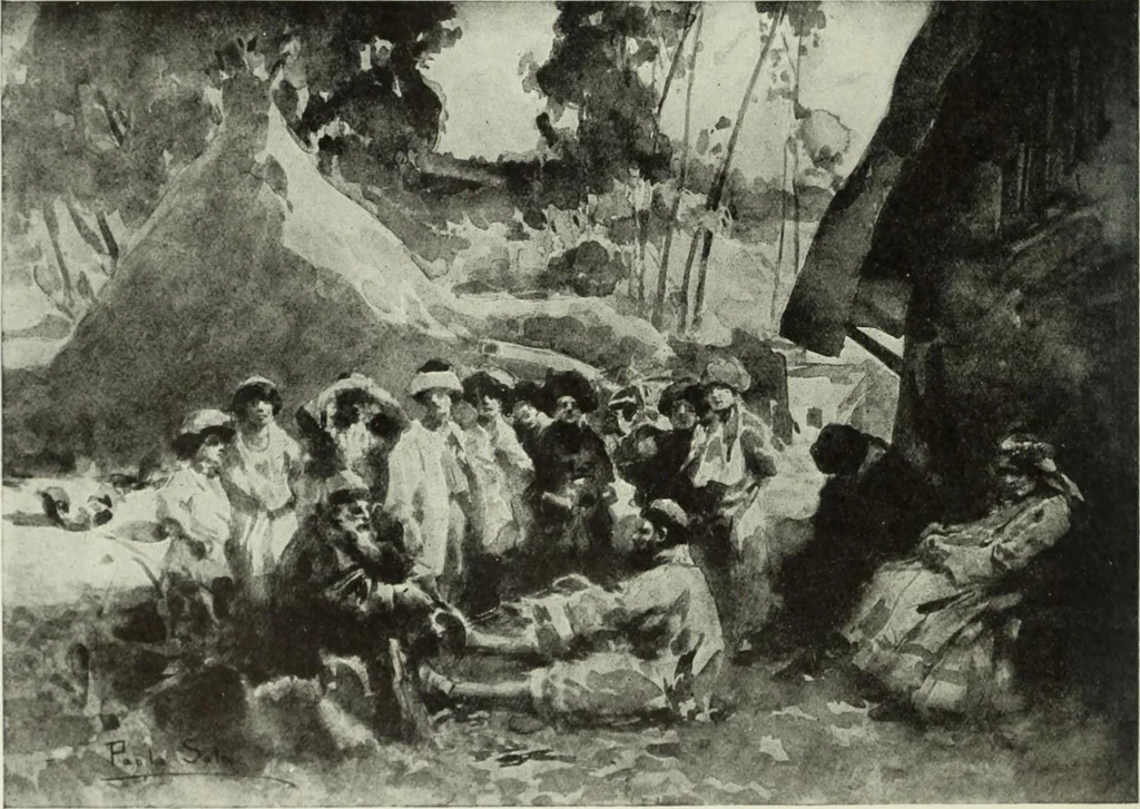 An illustration from International studio, 1897, leaf 195