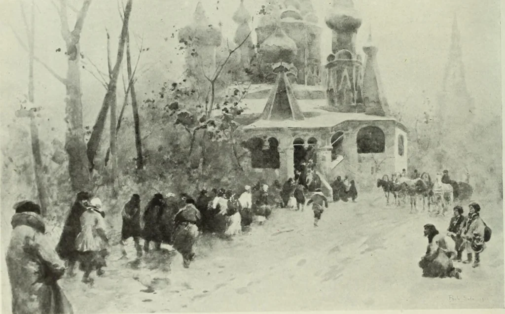 An illustration from International studio, 1897, leaf 197