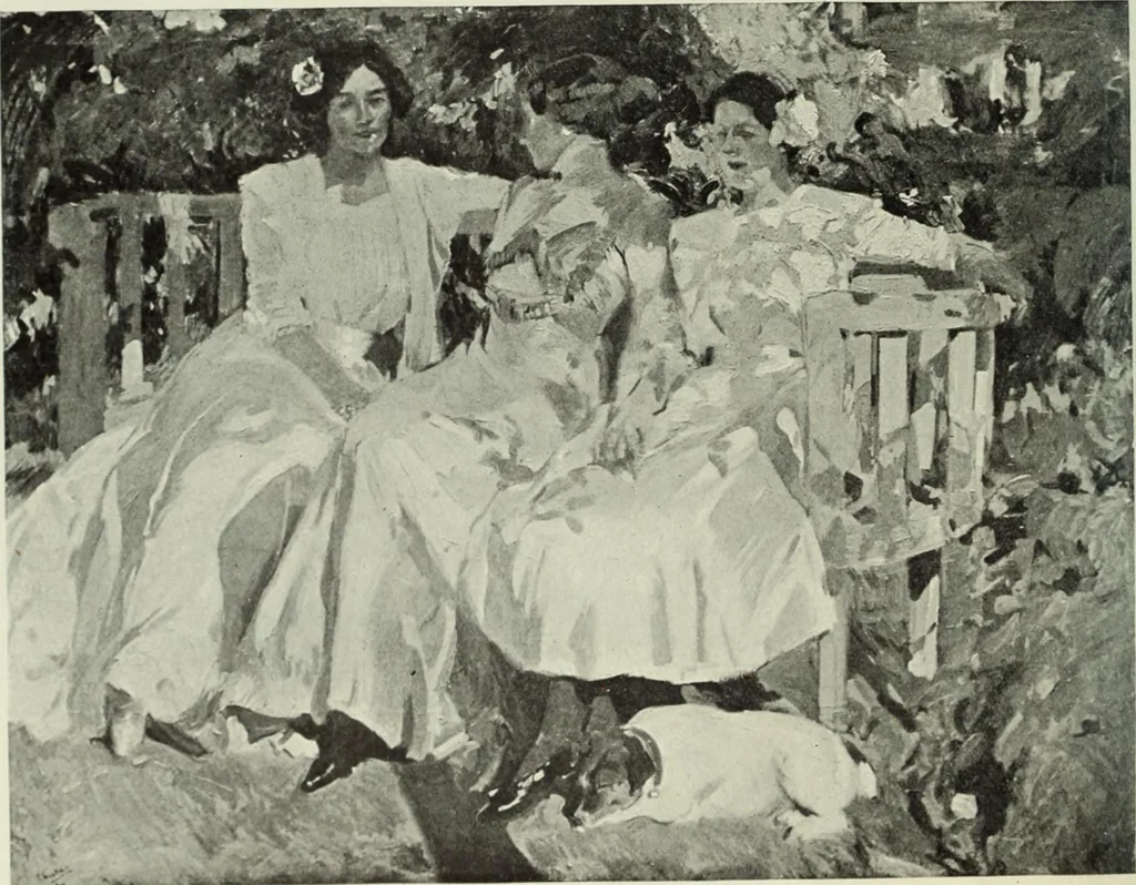 An illustration from International studio, 1897, leaf 265