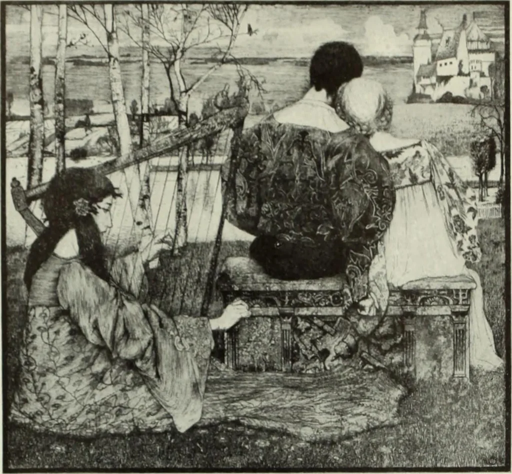 An illustration from International studio, 1897, leaf 31