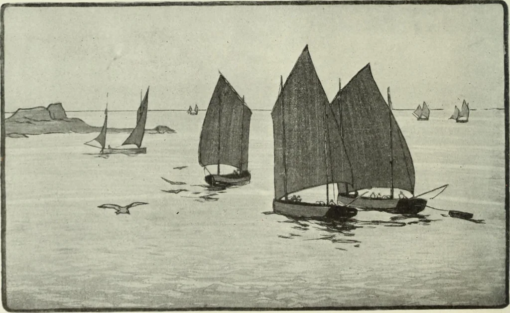 An illustration from International studio, 1897, leaf 393