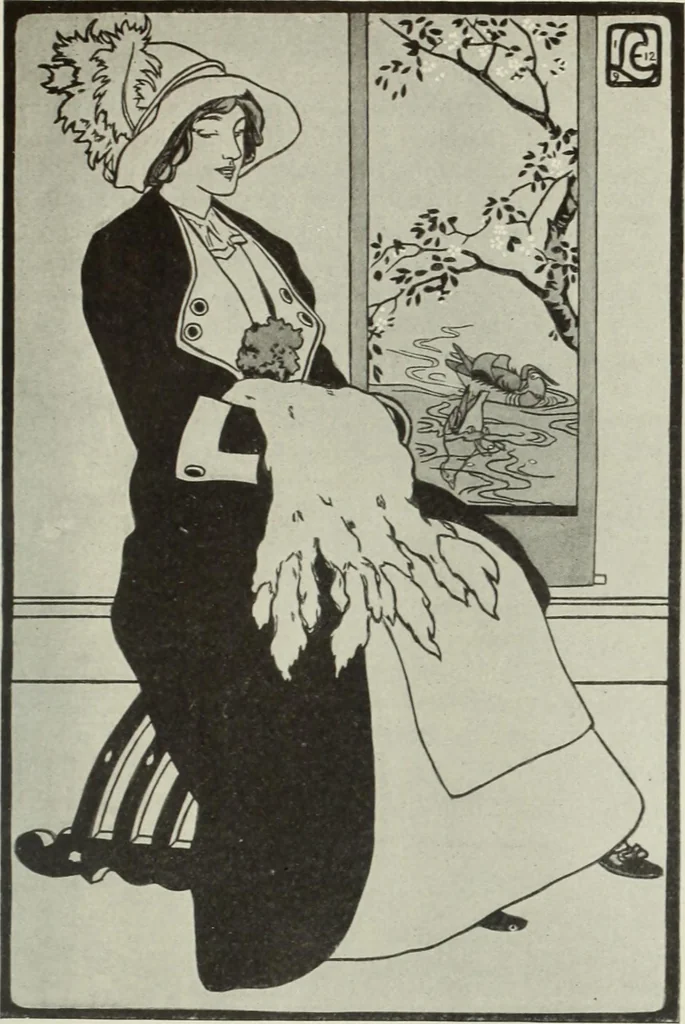 An illustration from International studio, 1897, leaf 396