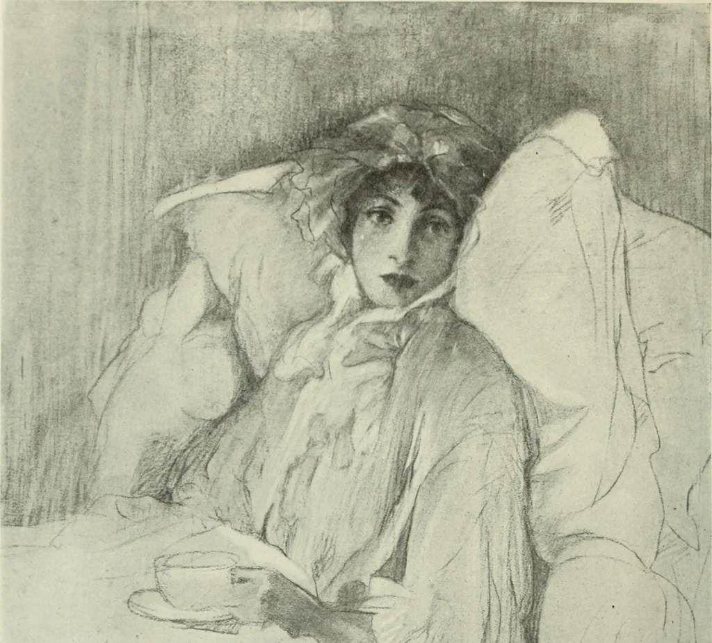 An illustration from International studio, 1897, leaf 417