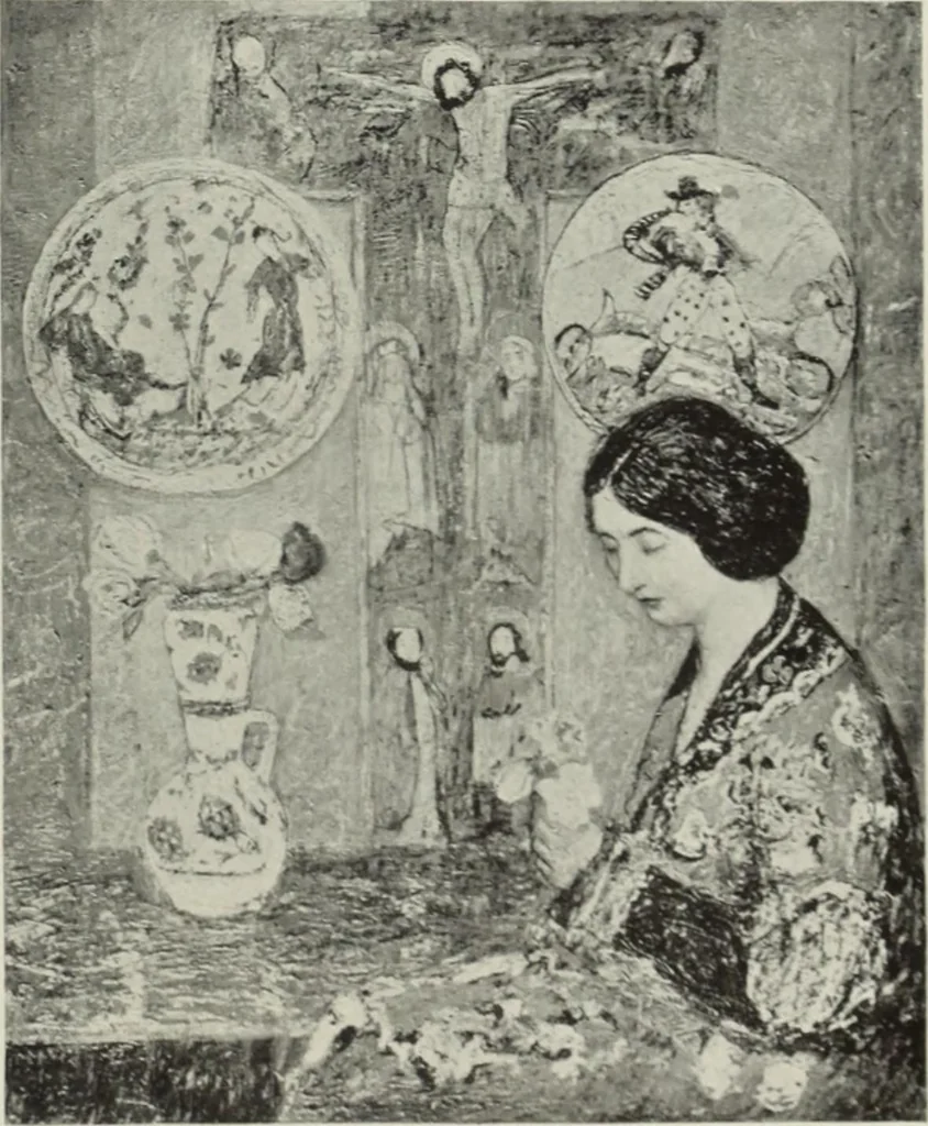 An illustration from International studio, 1897, leaf 62