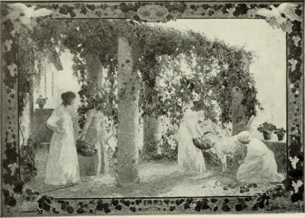 An illustration from International studio, 1897, leaf 91