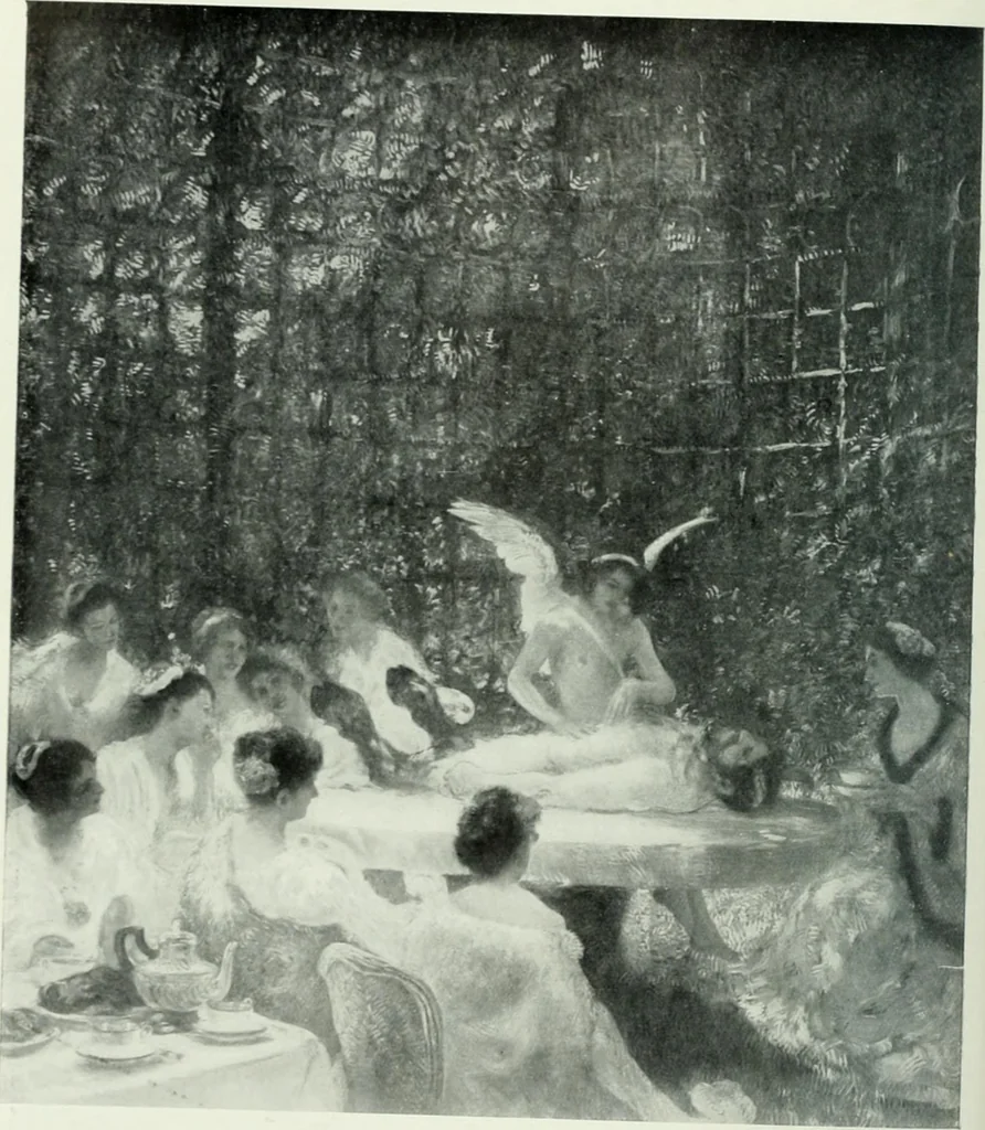 An illustration from International studio, 1897, leaf 129