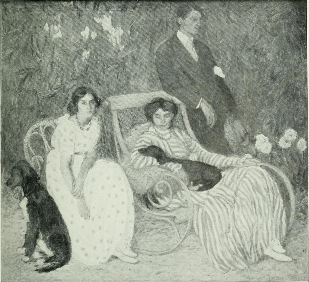 An illustration from International studio, 1897, leaf 130