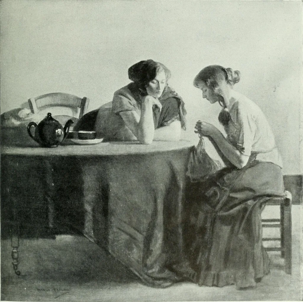An illustration from International studio, 1897, leaf 134