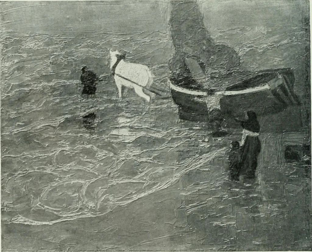 An illustration from International studio, 1897, leaf 137
