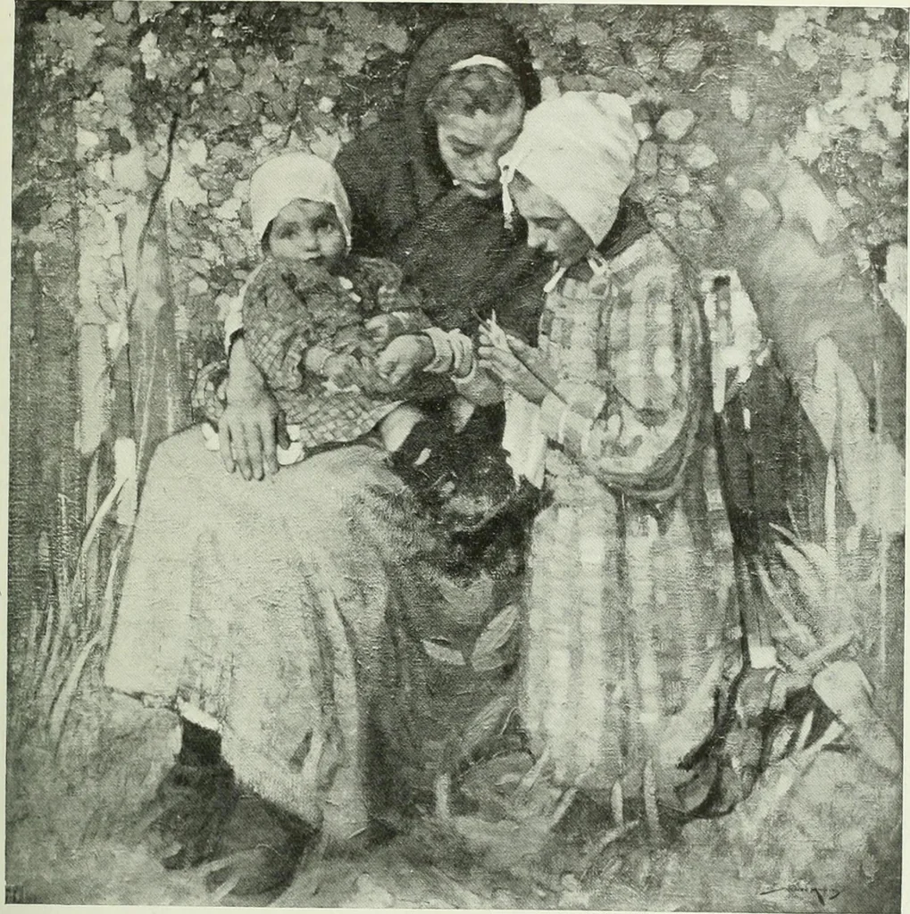 An illustration from International studio, 1897, leaf 152