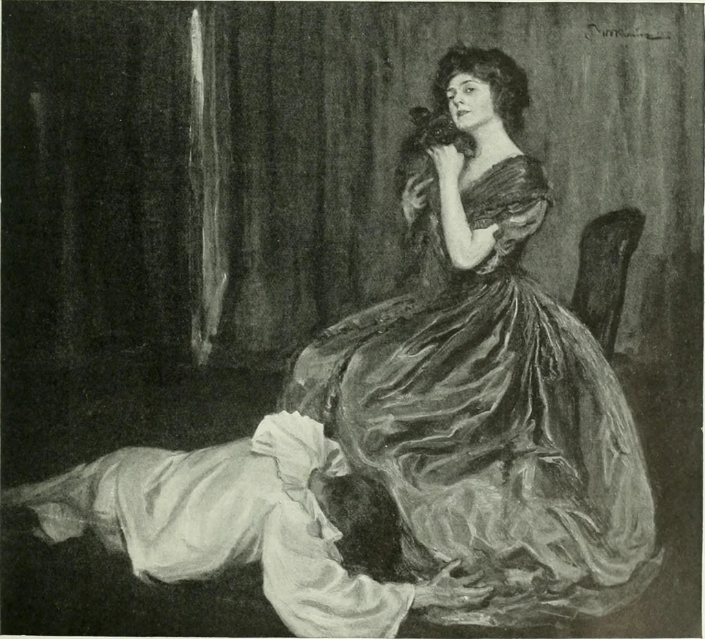 An illustration from International studio, 1897, leaf 160