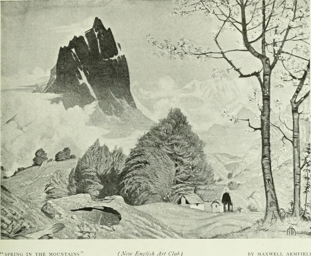 An illustration from International studio, 1897, leaf 222