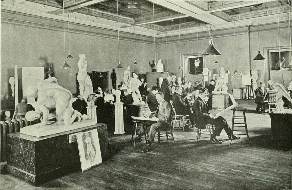 An illustration from International studio, 1897, leaf 418