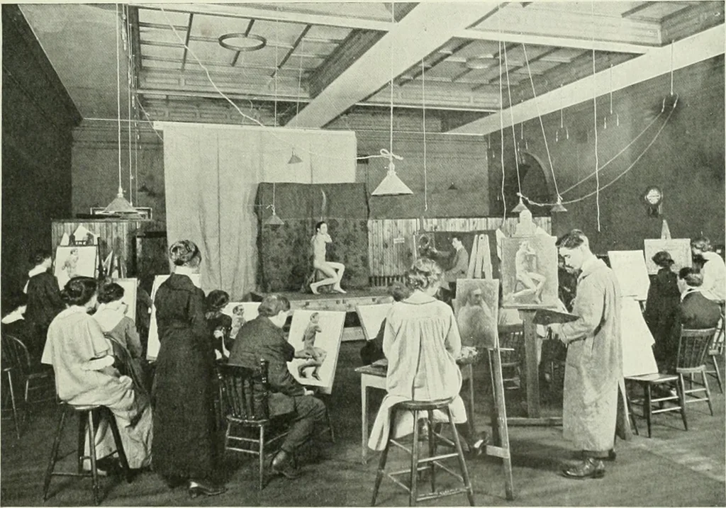 An illustration from International studio, 1897, leaf 418