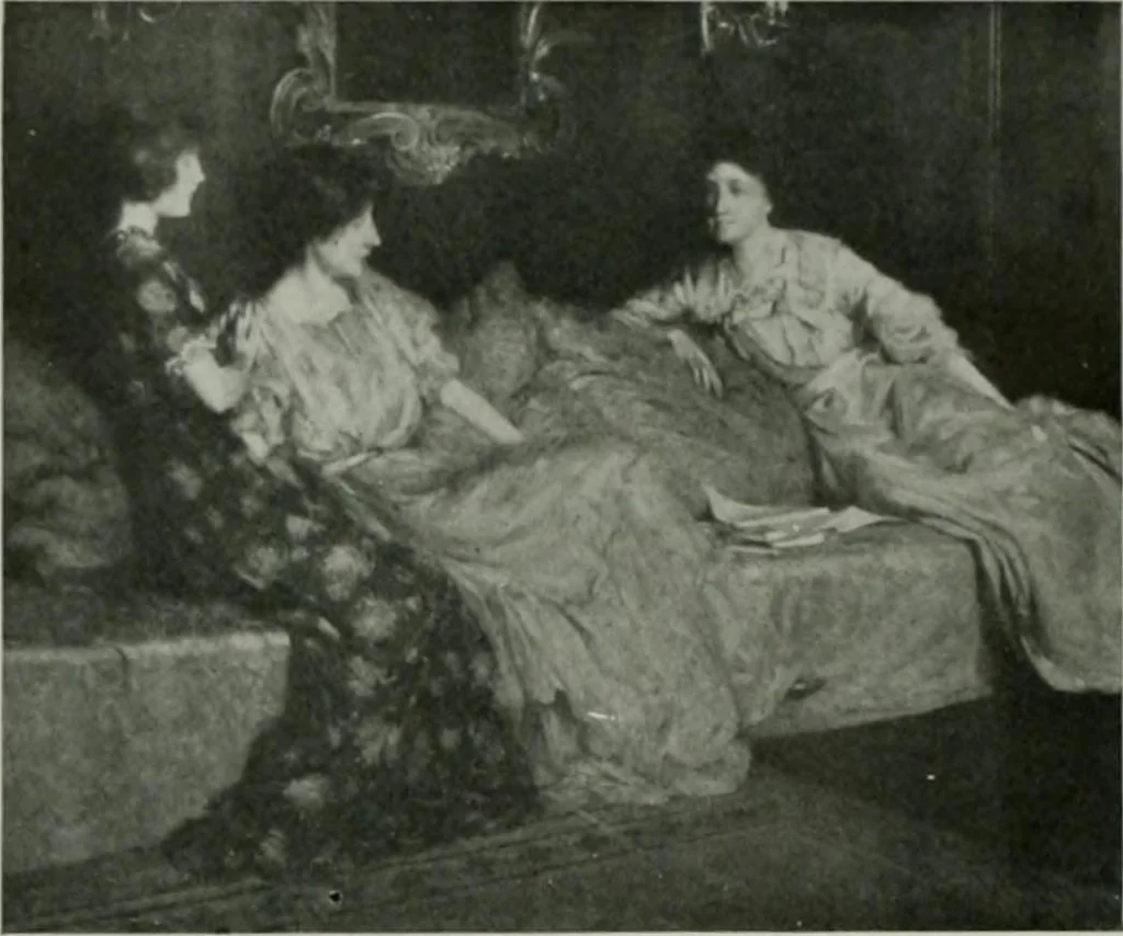 An illustration from International studio, 1897, leaf 115