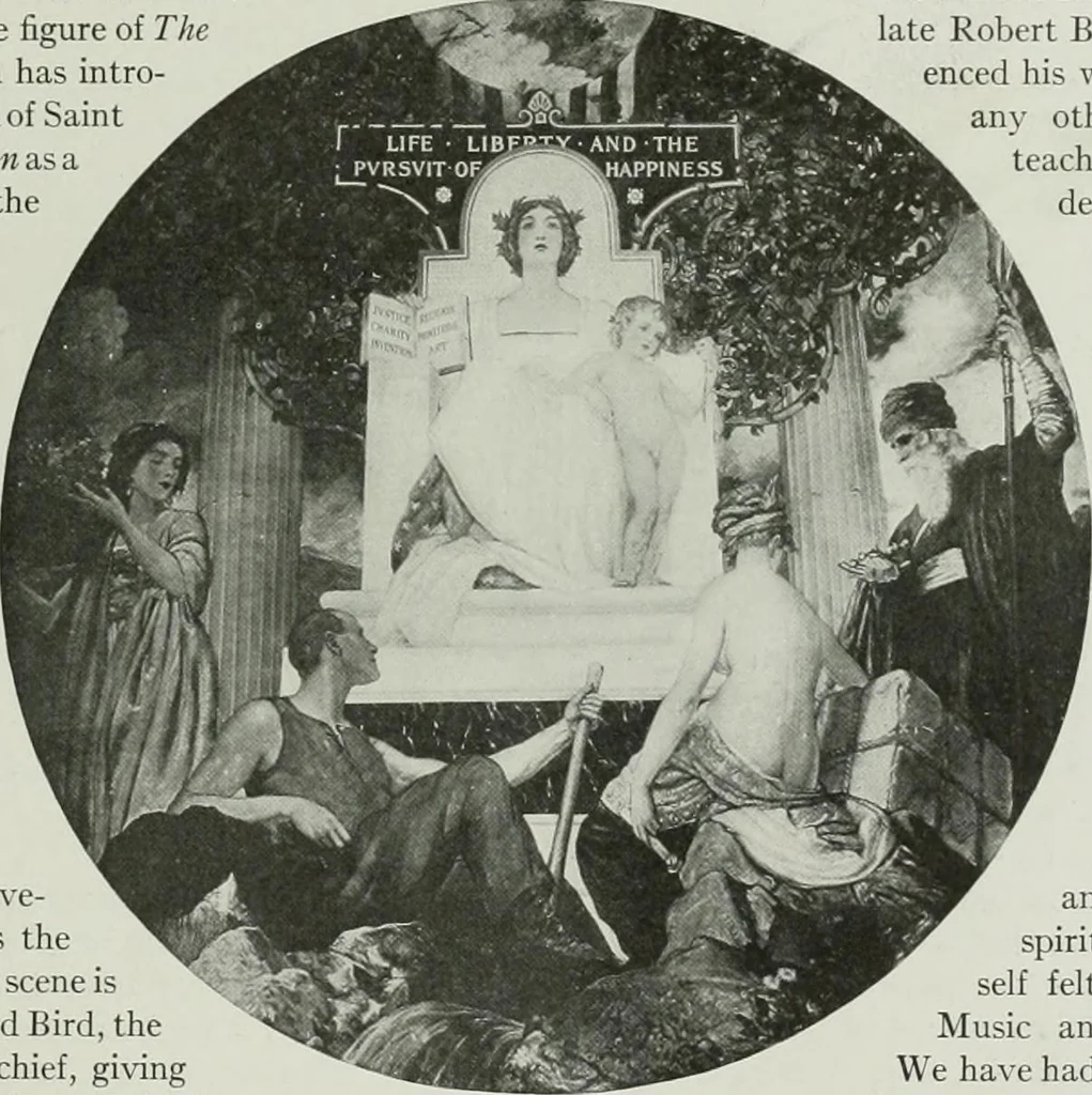 An illustration from International studio, 1897, leaf 120