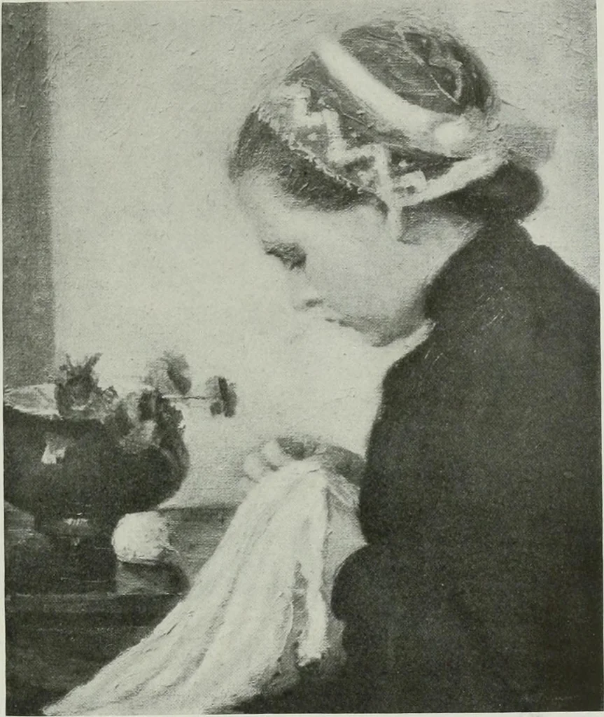 An illustration from International studio, 1897, leaf 136