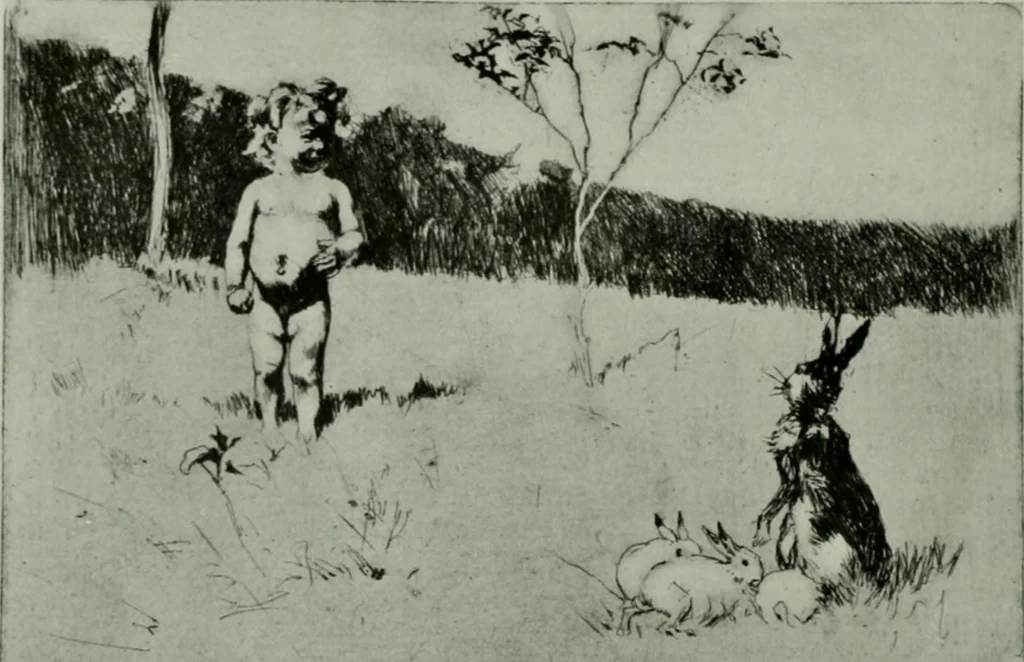 An illustration from International studio, 1897, leaf 137