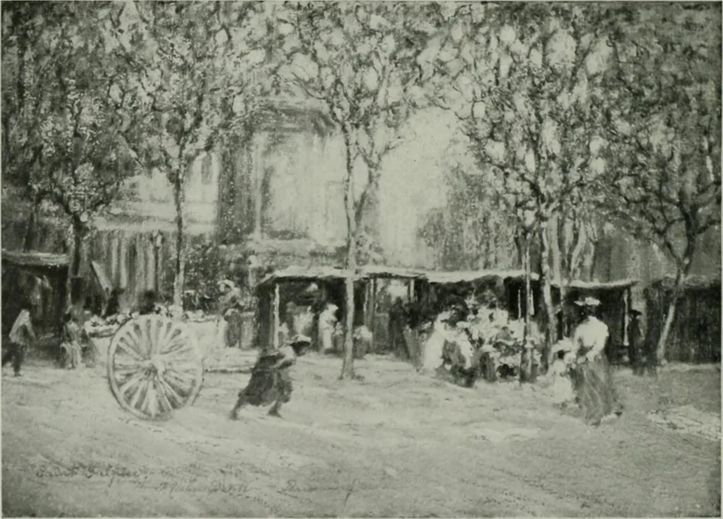 An illustration from International studio, 1897, leaf 143