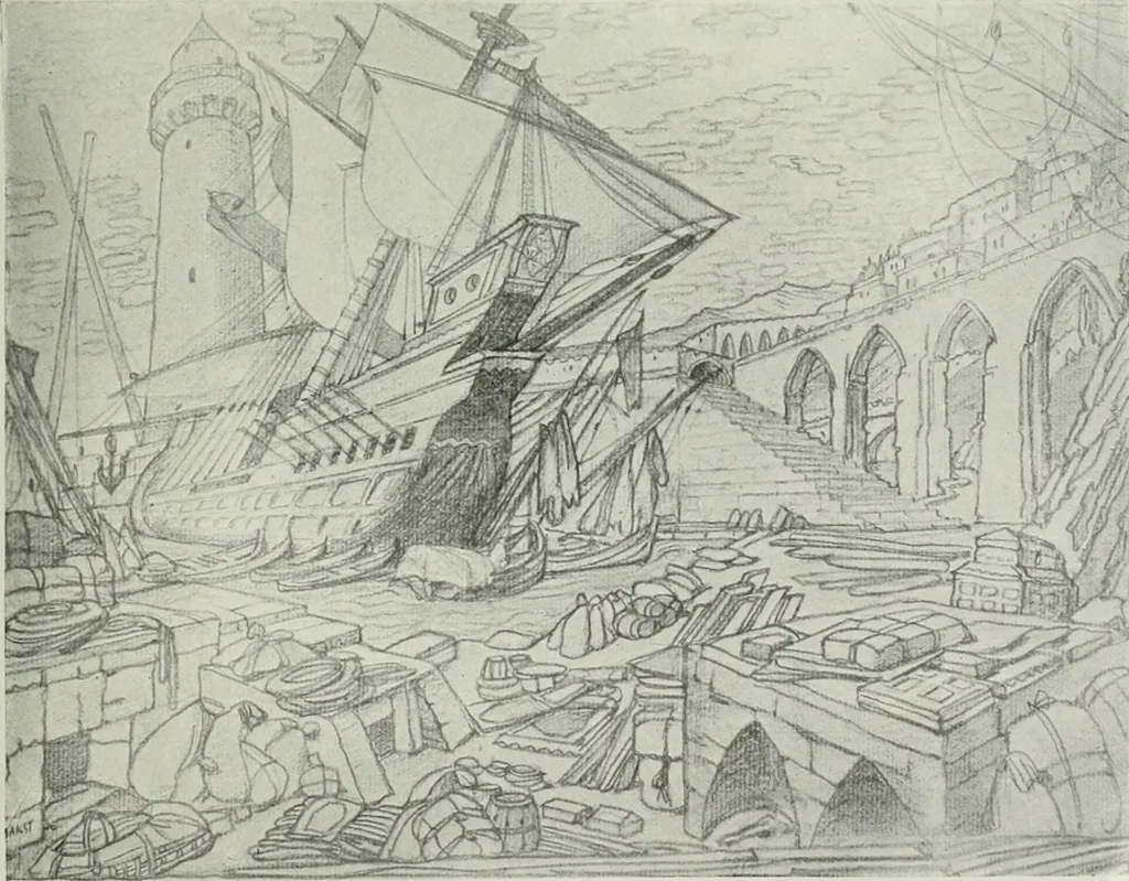 An illustration from International studio, 1897, leaf 146
