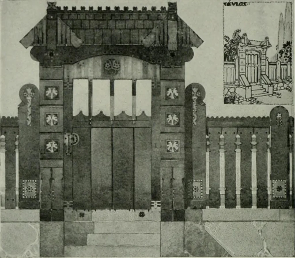 An illustration from International studio, 1897, leaf 181
