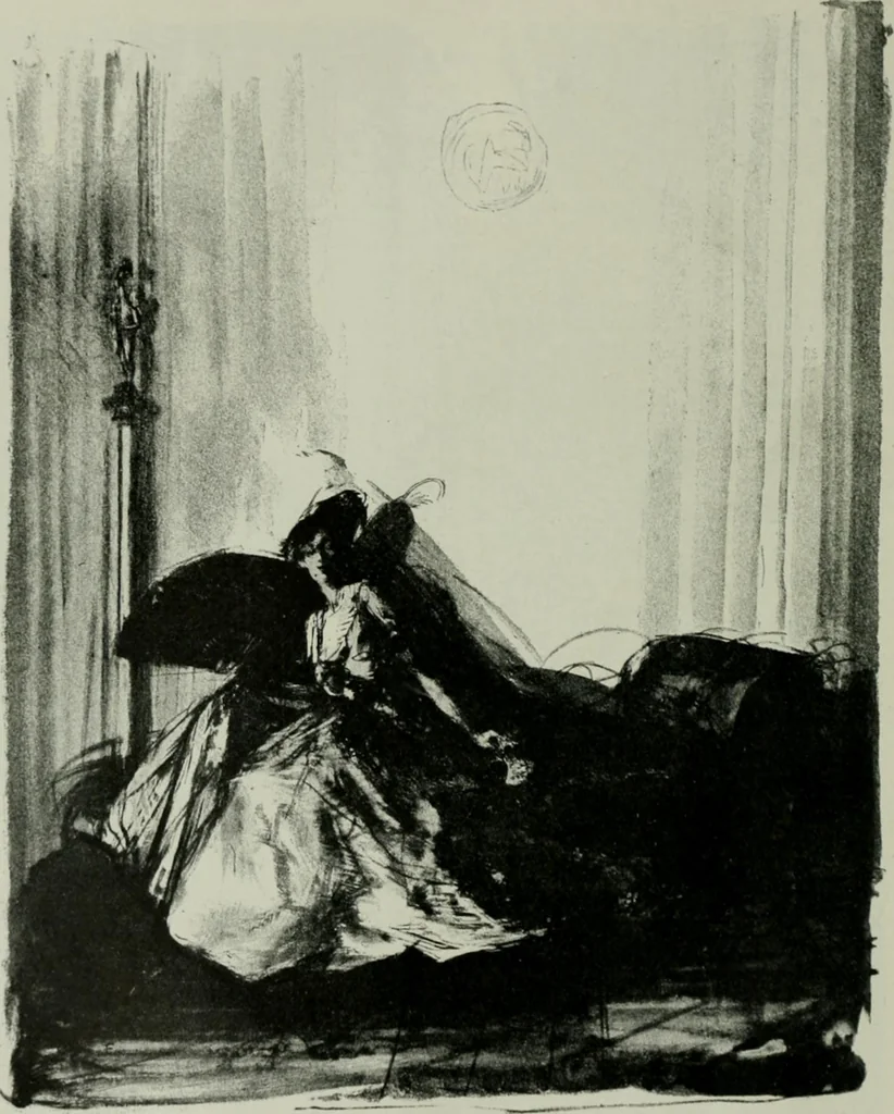 An illustration from International studio, 1897, leaf 201