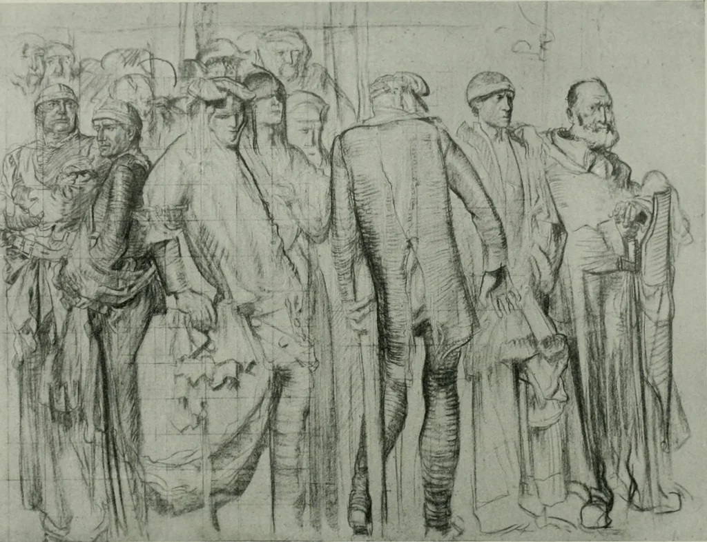 An illustration from International studio, 1897, leaf 313