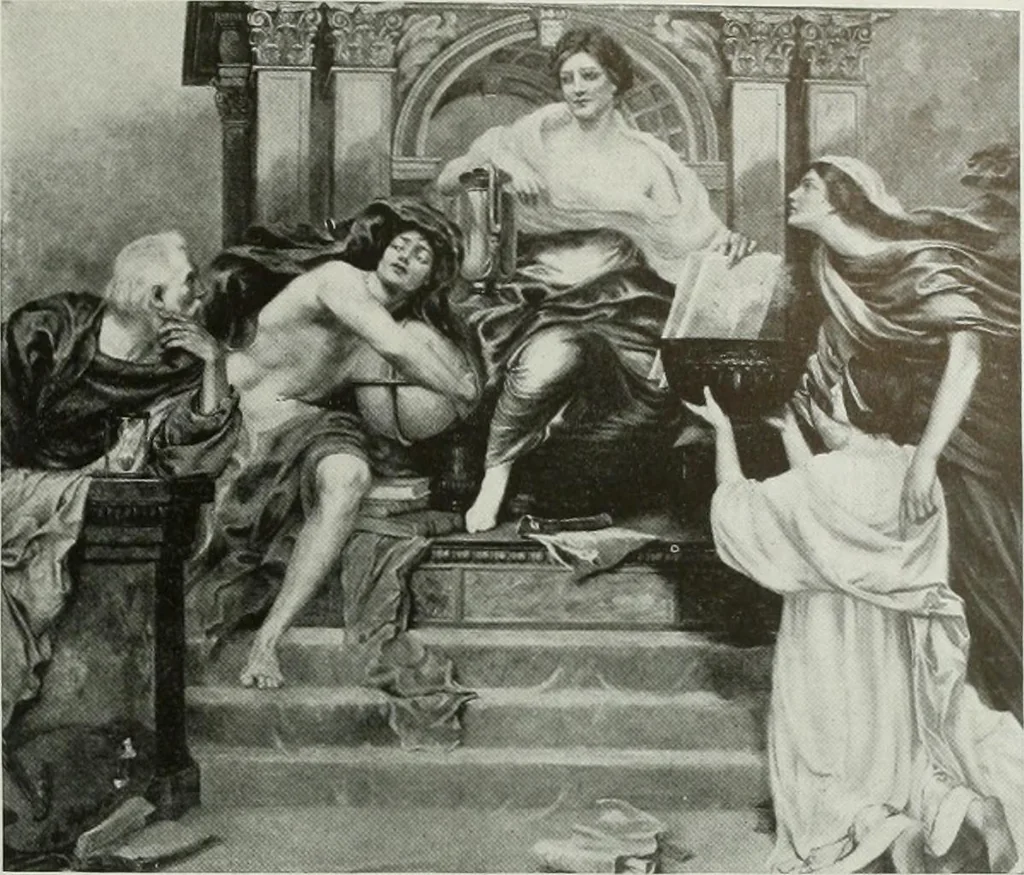 An illustration from International studio, 1897, leaf 64