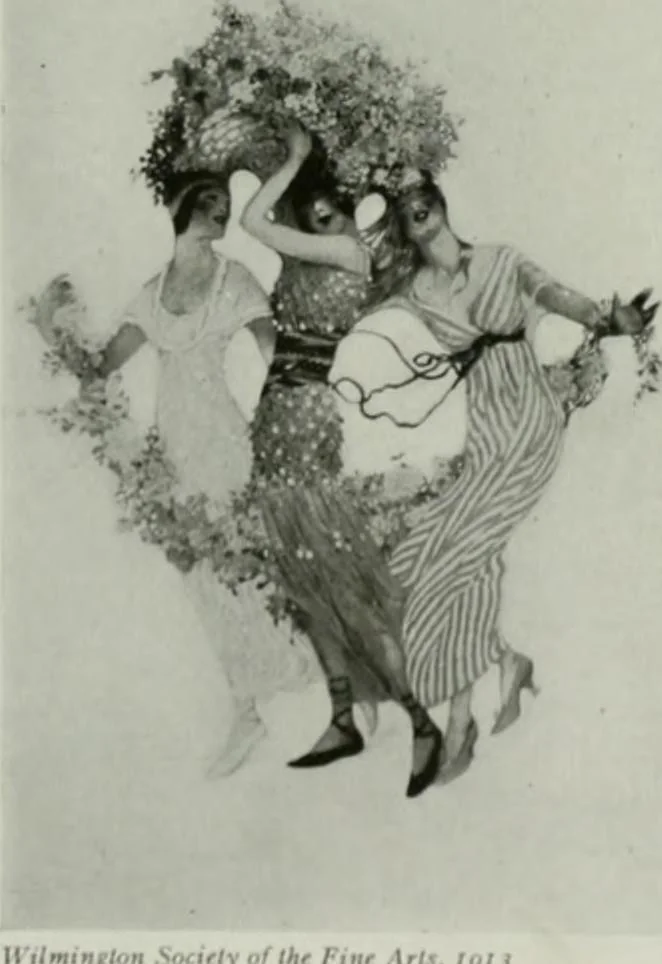 An illustration from International studio, 1897, leaf 91