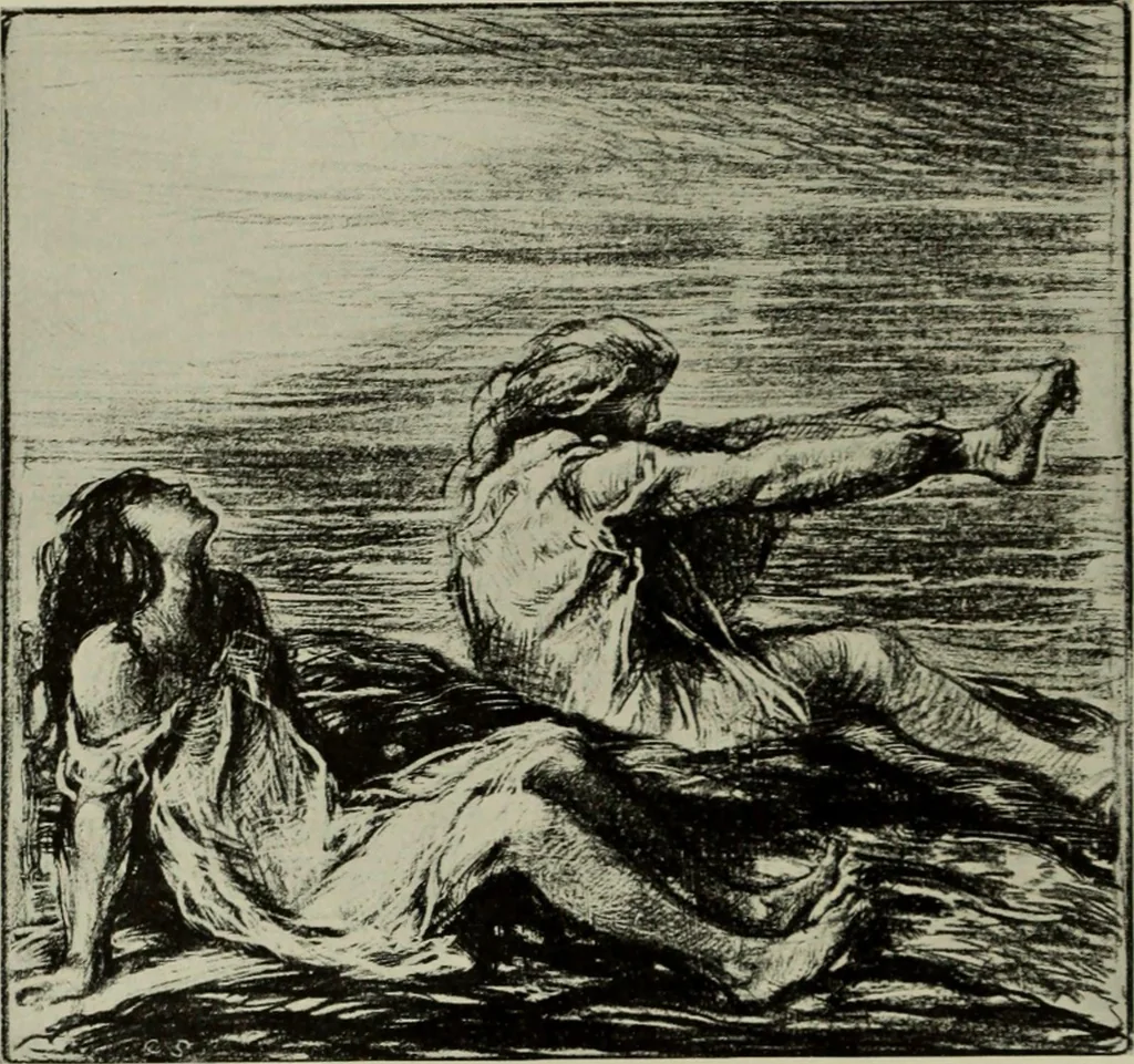 An illustration from International studio, 1897, leaf 113