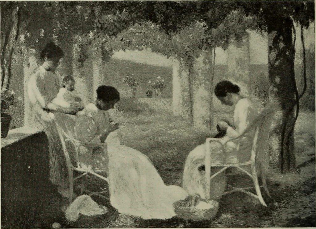 An illustration from International studio, 1897, leaf 117