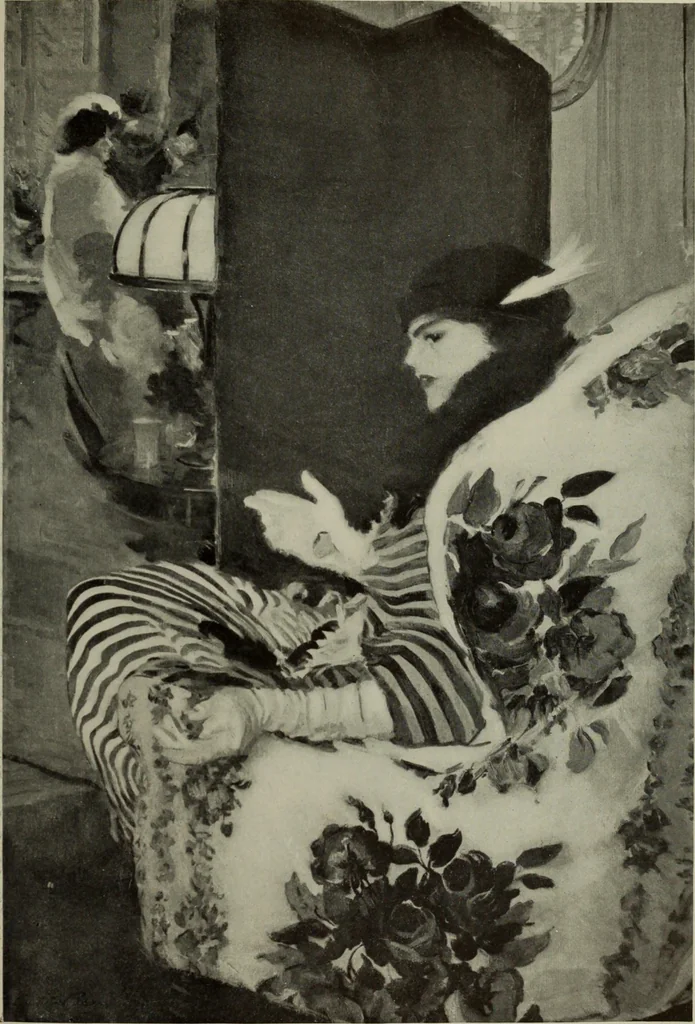 An illustration from International studio, 1897, leaf 118