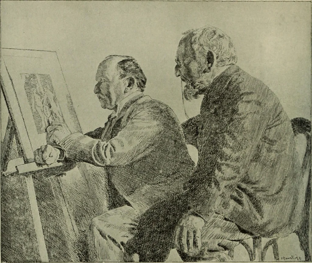 An illustration from International studio, 1897, leaf 145