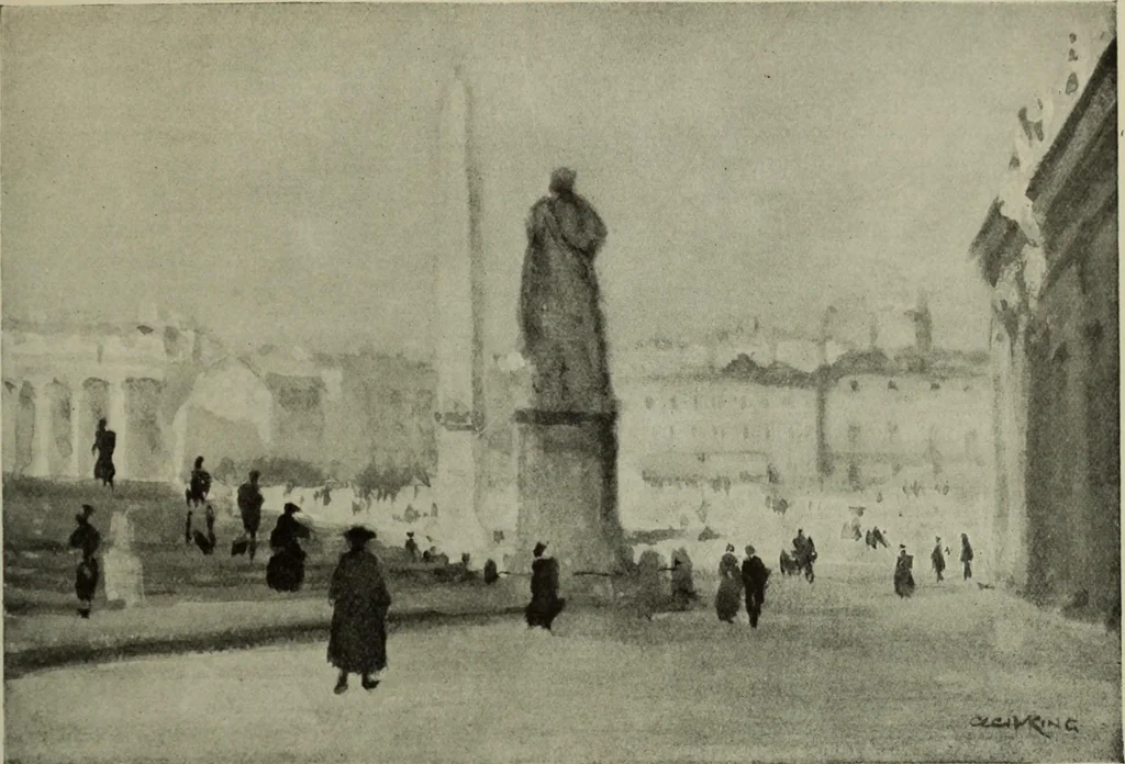 An illustration from International studio, 1897, leaf 176