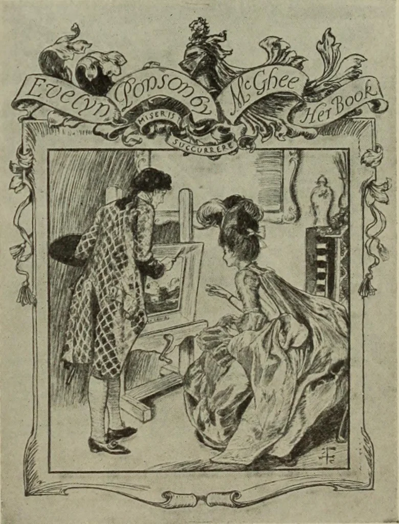 An illustration from International studio, 1897, leaf 190