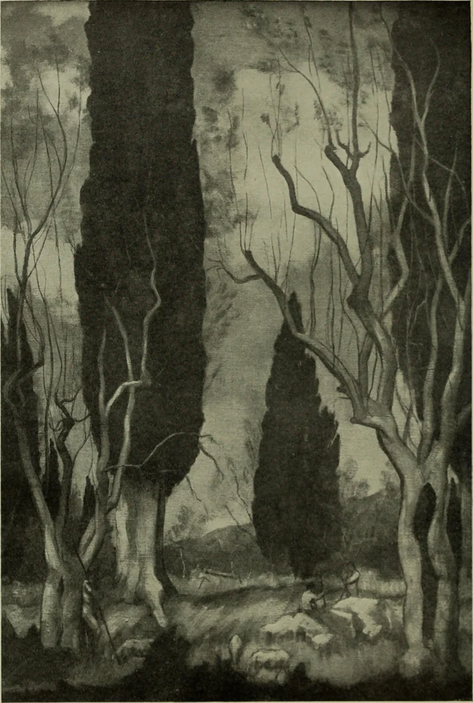 An illustration from International studio, 1897, leaf 205