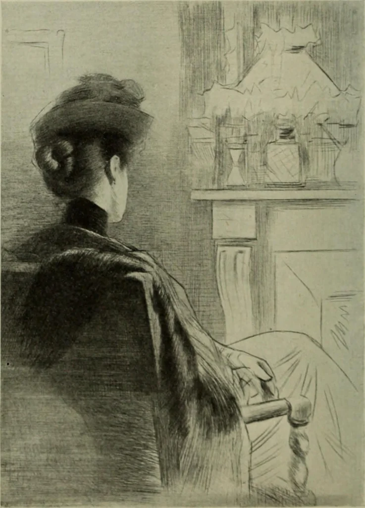 An illustration from International studio, 1897, leaf 297