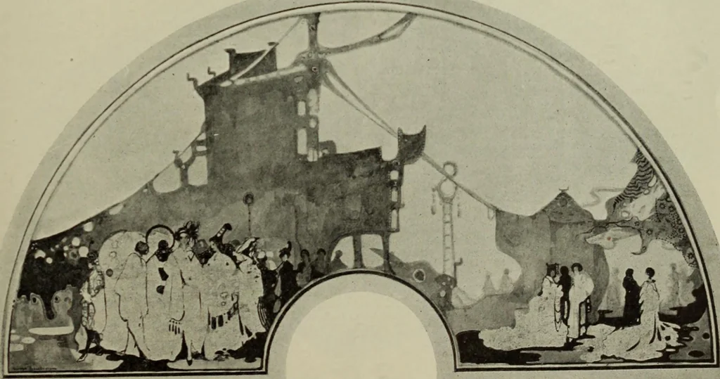 An illustration from International studio, 1897, leaf 318