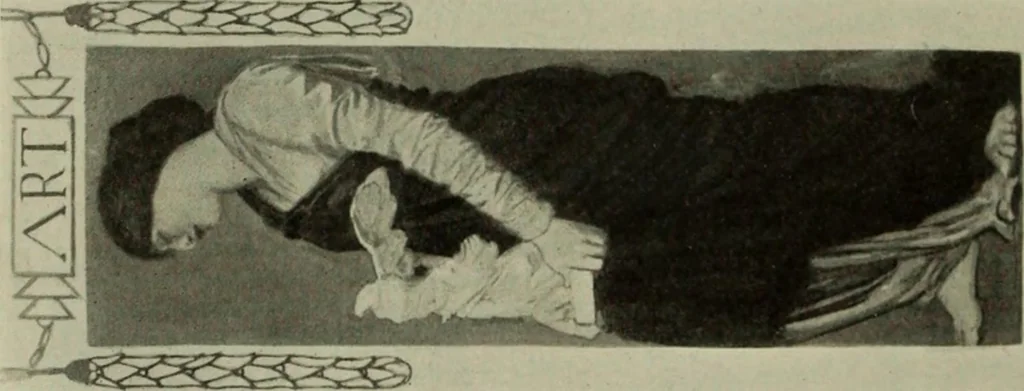An illustration from International studio, 1897, leaf 387