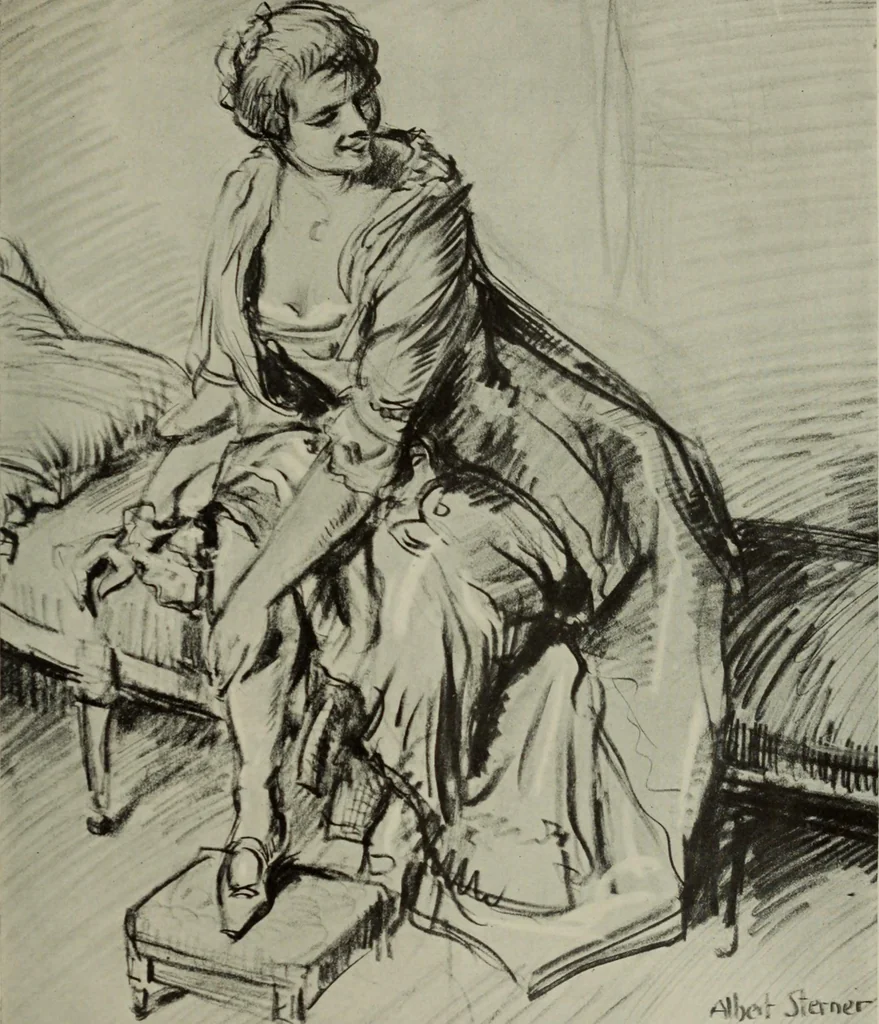 An illustration from International studio, 1897, leaf 84