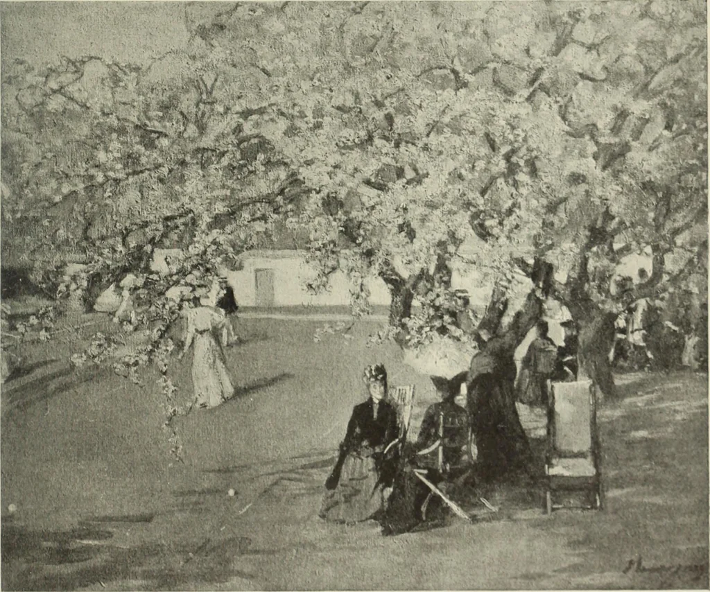 An illustration from International studio, 1897, leaf 108