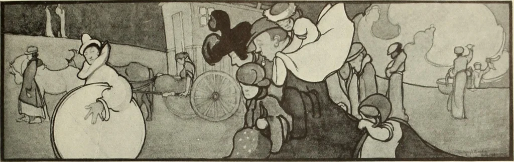 An illustration from International studio, 1897, leaf 168