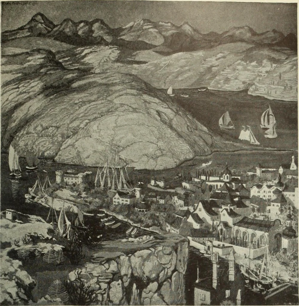 An illustration from International studio, 1897, leaf 350