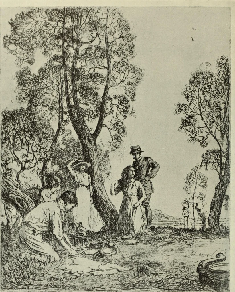 An illustration from International studio, 1897, leaf 403