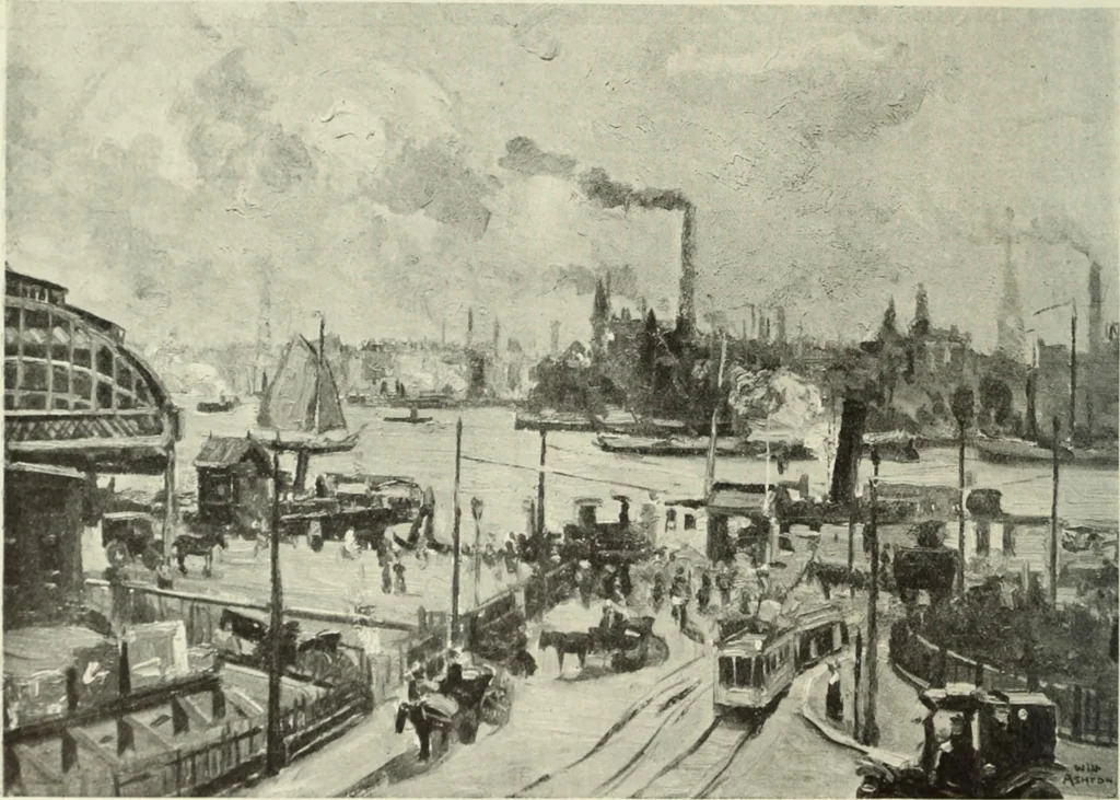 An illustration from International studio, 1897, leaf 411