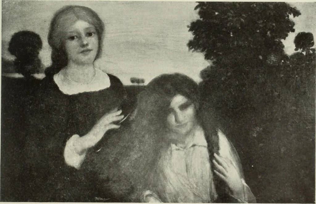 An illustration from International studio, 1897, leaf 136