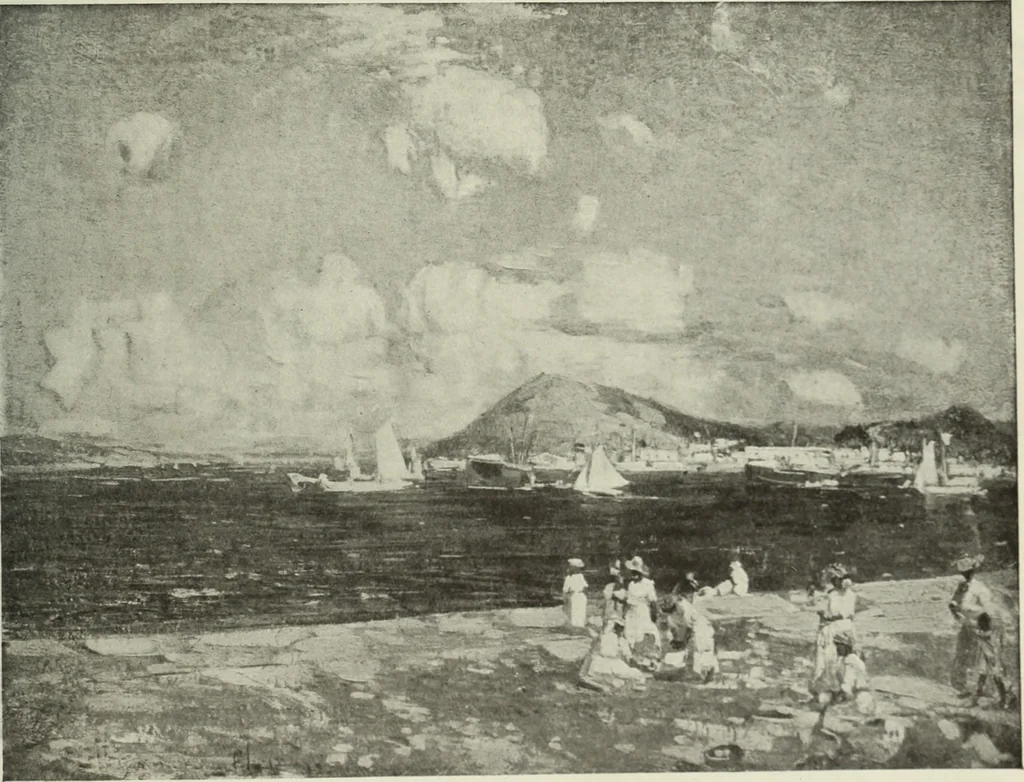 An illustration from International studio, 1897, leaf 348