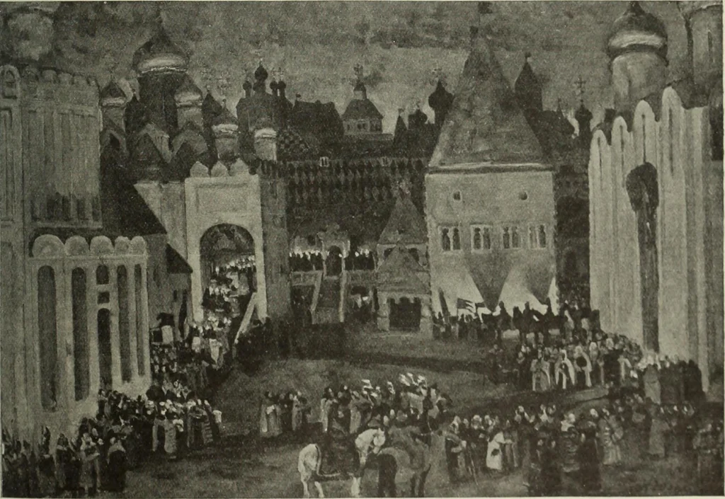 An illustration from International studio, 1897, leaf 356