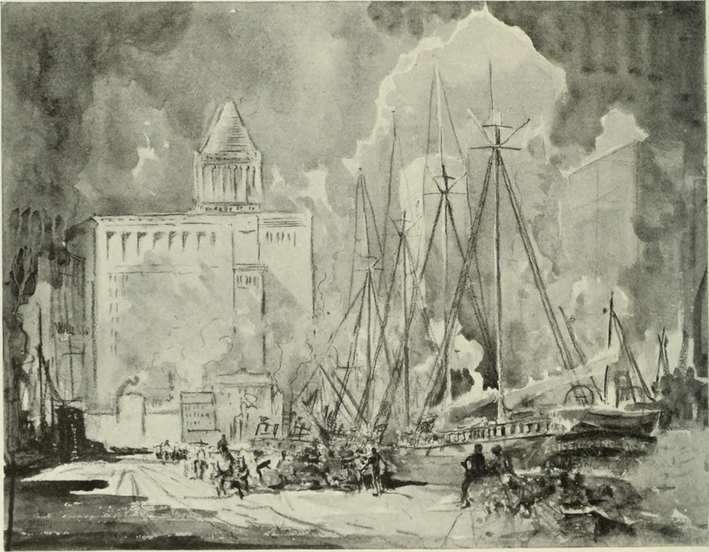 An illustration from International studio, 1897, leaf 391